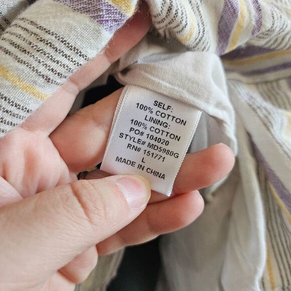 Gilli Striped Cotton Dress - Picture 6 of 8